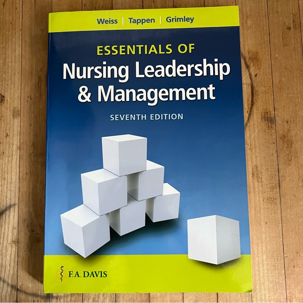 3/$18  “Essentials of Nursing Leadership & Management” Textbook